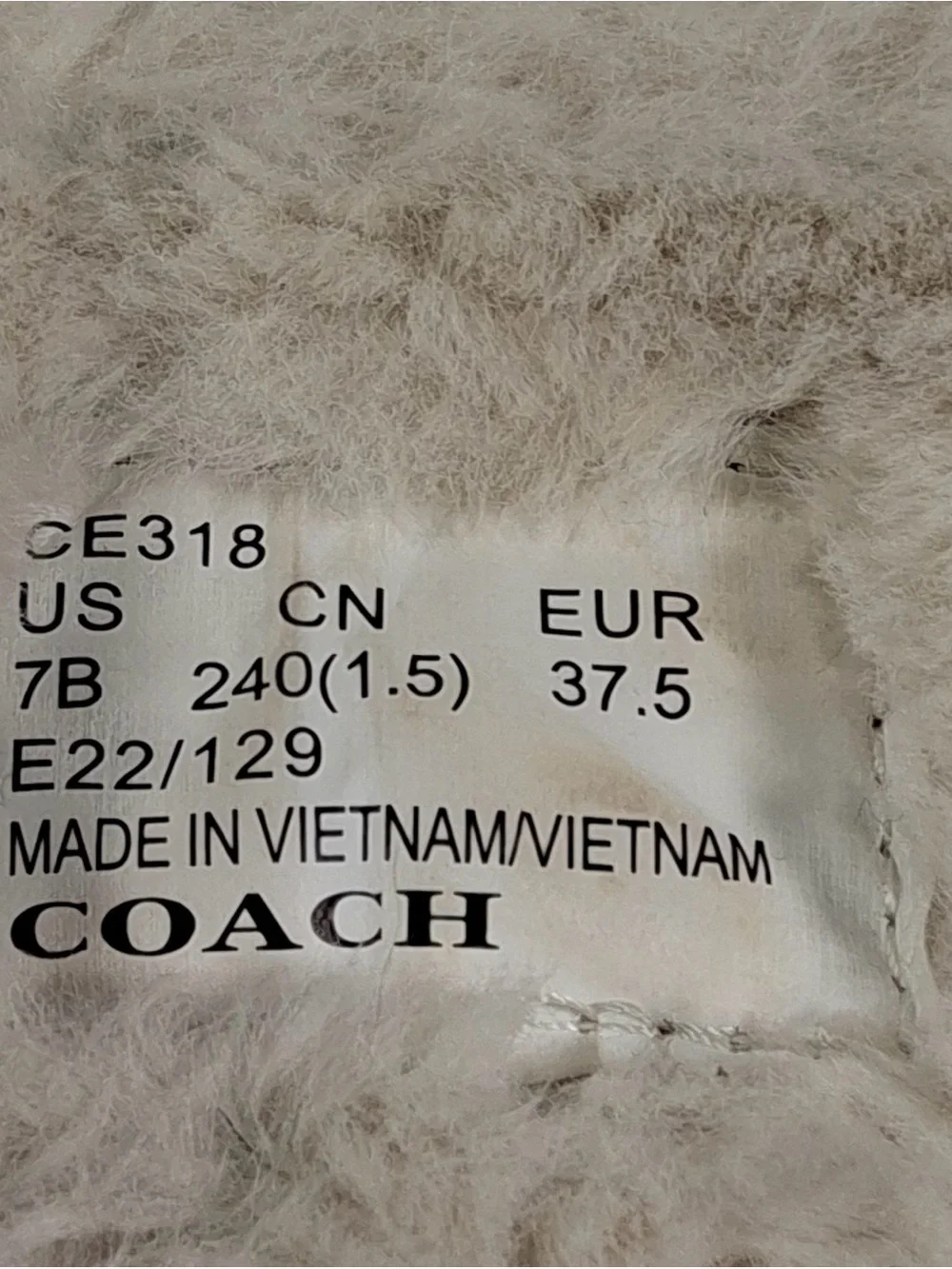 Coach shoes